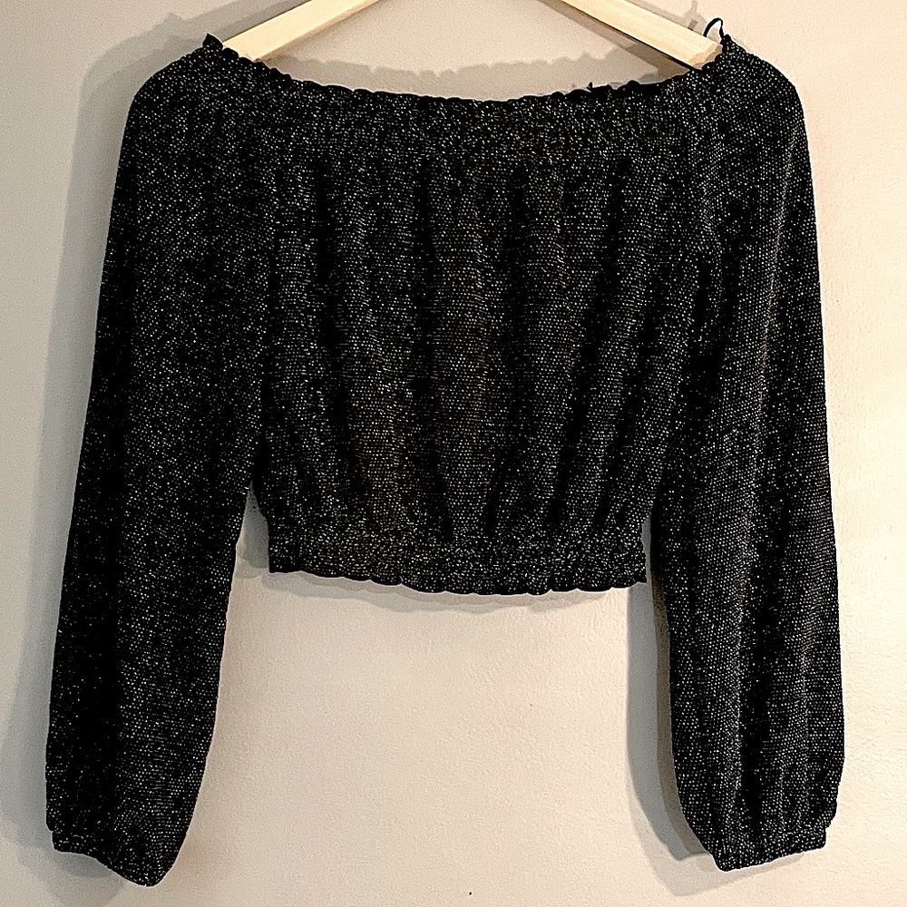 Off Shoulder Crop Top